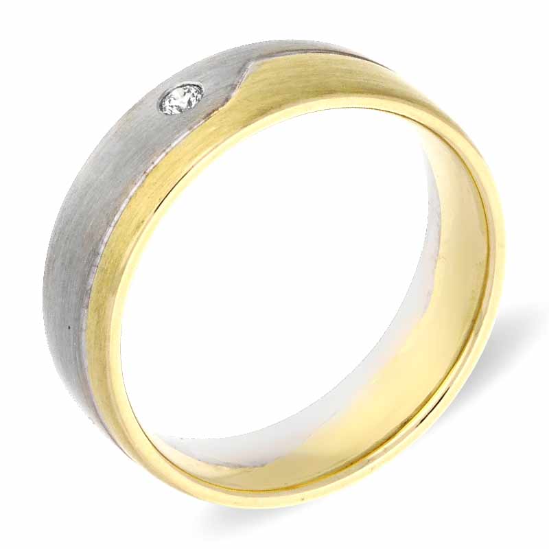 Brillant-Ring Bicolor