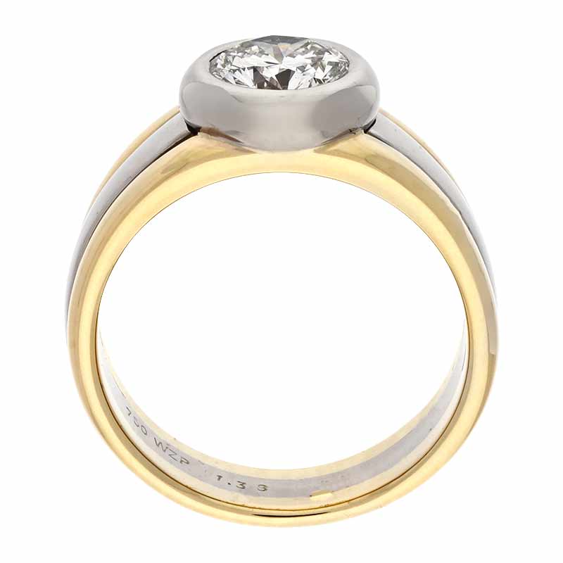 Brillant-Ring Bicolor