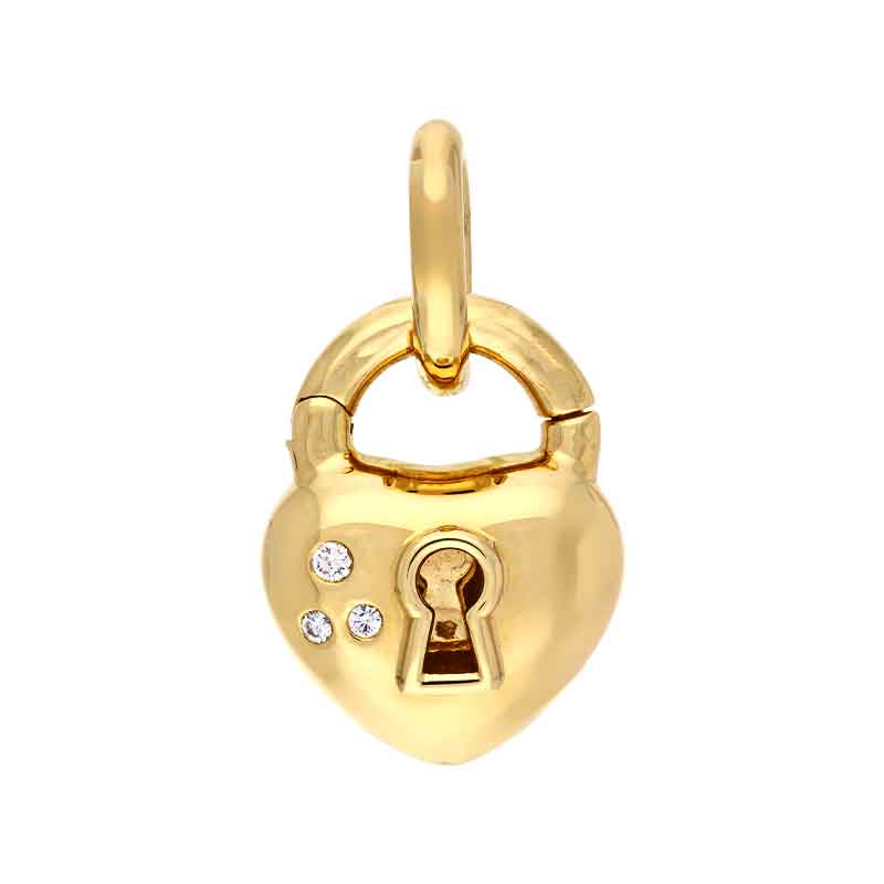 Brillant-Anhänger Gelbgold