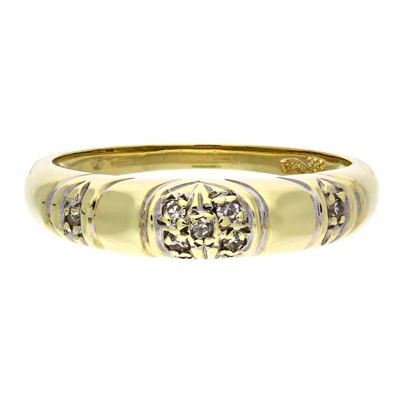 Diamant-Ring Gelbgold