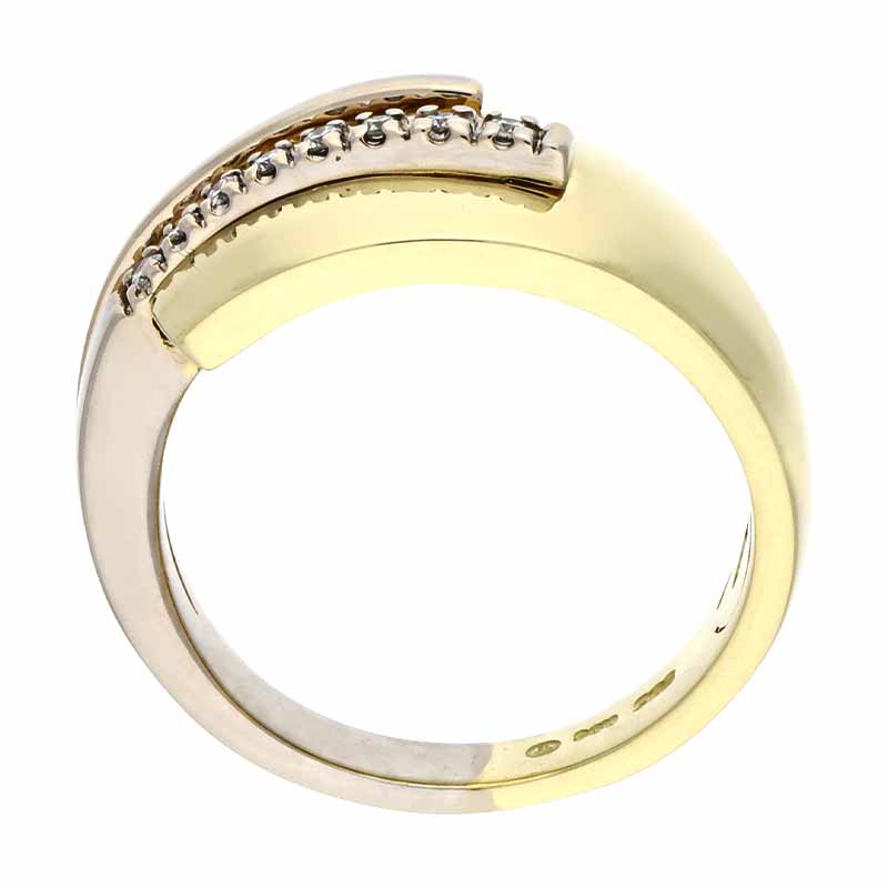 Brillant-Ring Bicolor