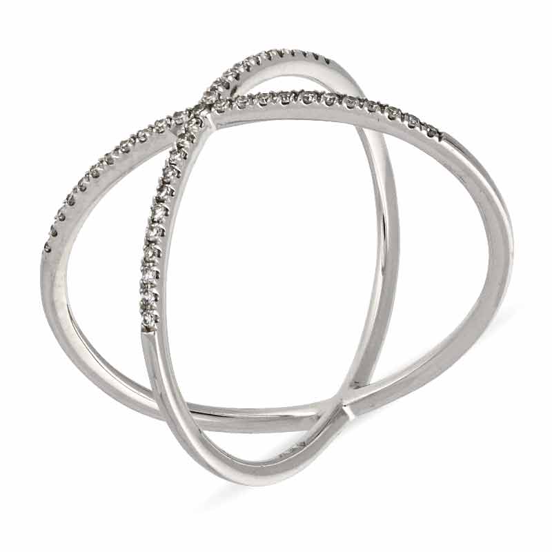 JS Brillant-Ring Weißgold