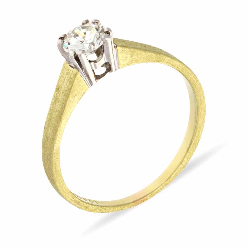 Brillant-Ring Bicolor