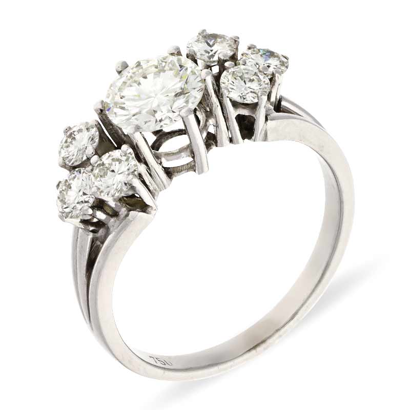Brillant-Ring Weißgold
