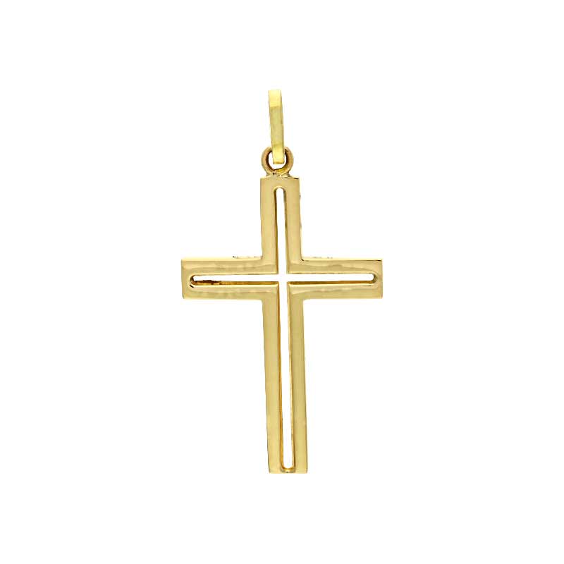 Anhänger 'Kreuz' Gelbgold
