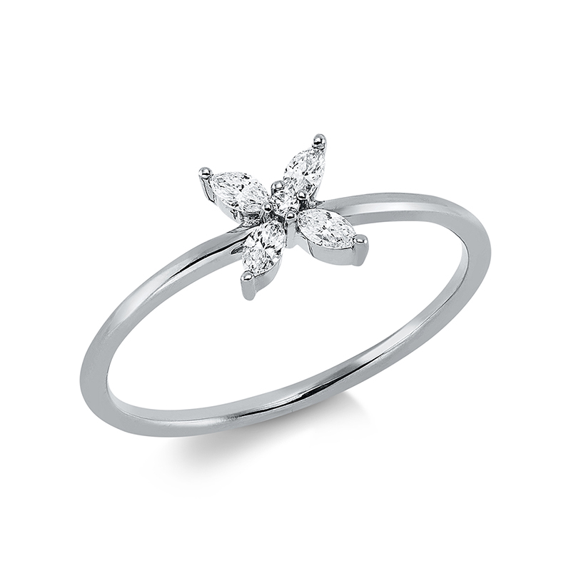 JS Diamant-Ring Weißgold