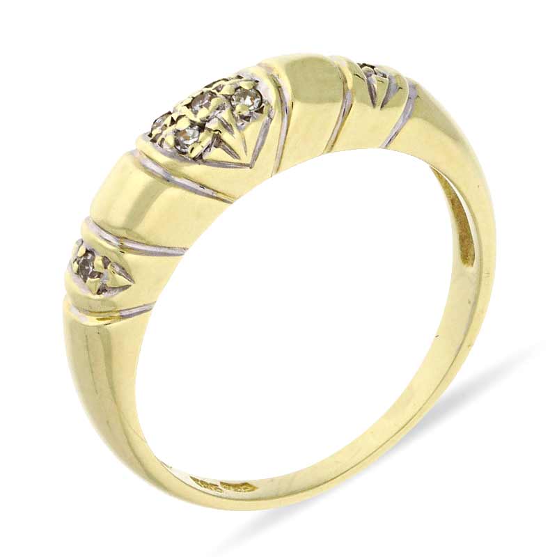 Diamant-Ring Gelbgold