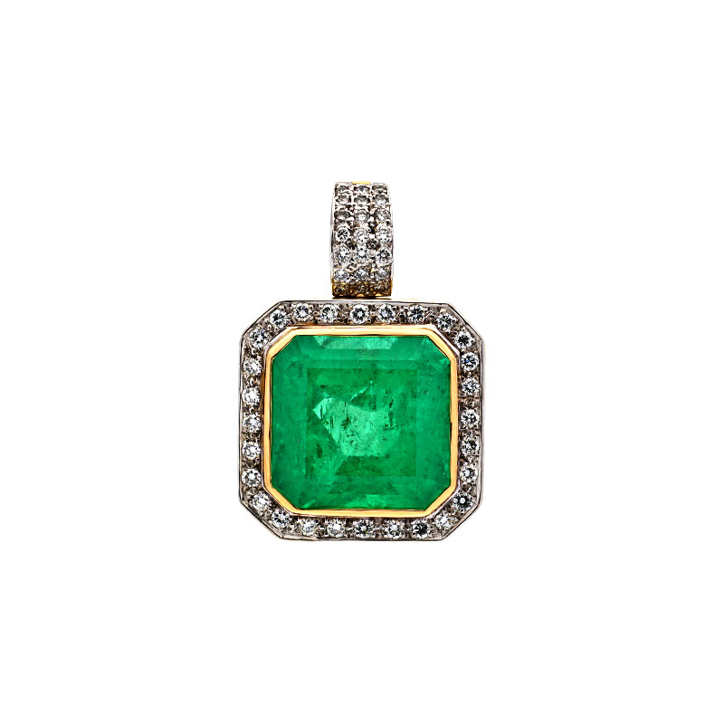 Smaragd-Collier Bicolor