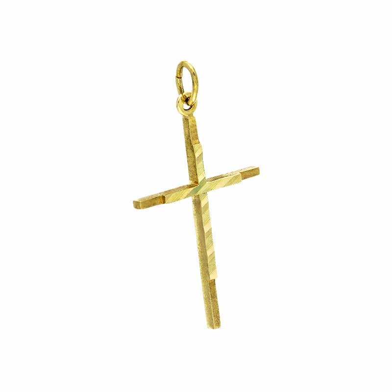 Anhänger 'Kreuz' Gelbgold