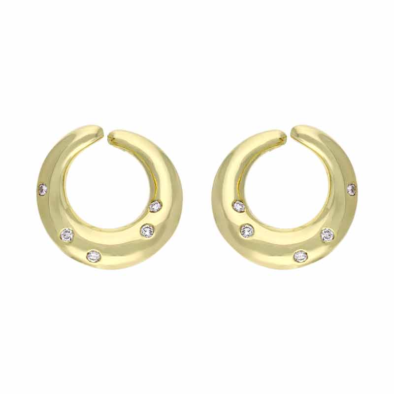 Brillant-Ohrstecker Gelbgold