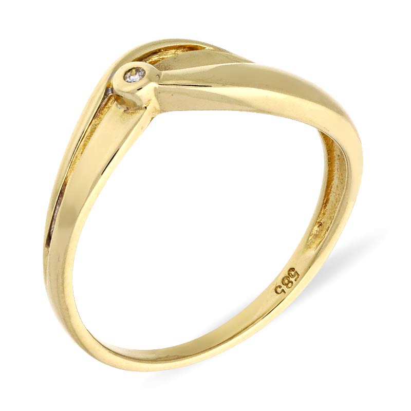 Brillant-Ring Gelbgold