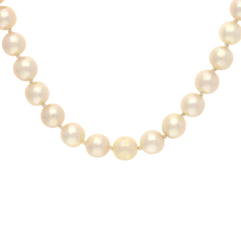 Perl-Kette Weißgold