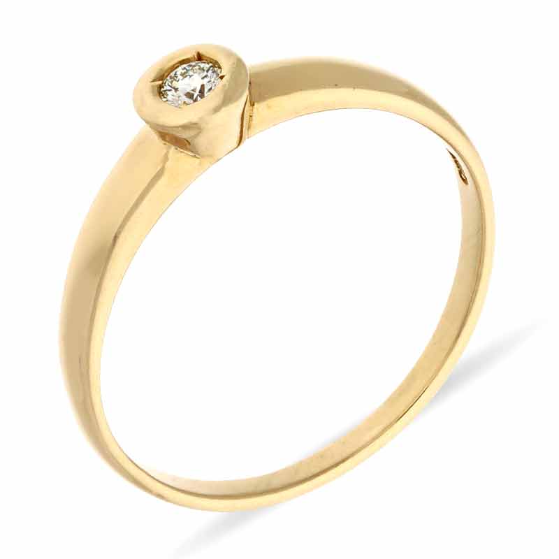 Brillant-Ring Gelbgold