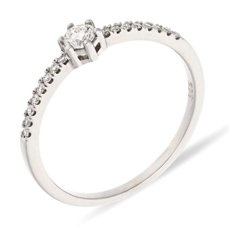 Brillant-Ring Weißgold