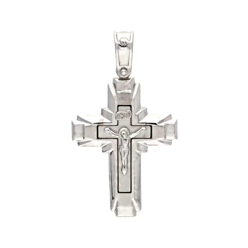 Anhänger 'Kreuz' Weißgold
