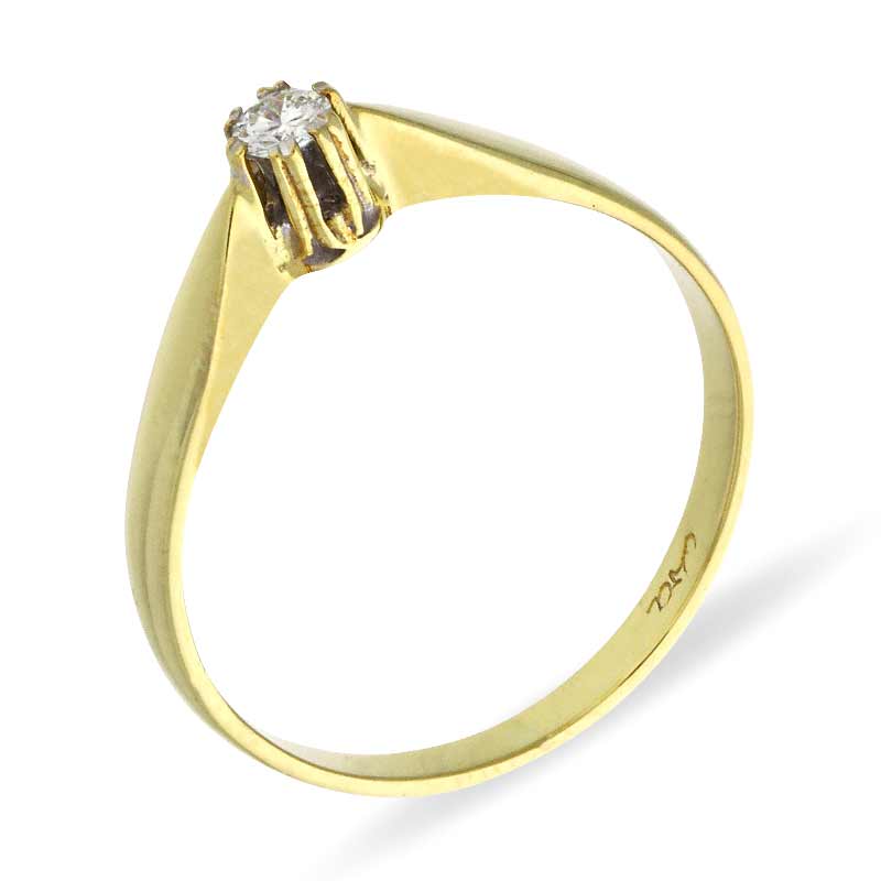 Brillant-Ring Gelbgold