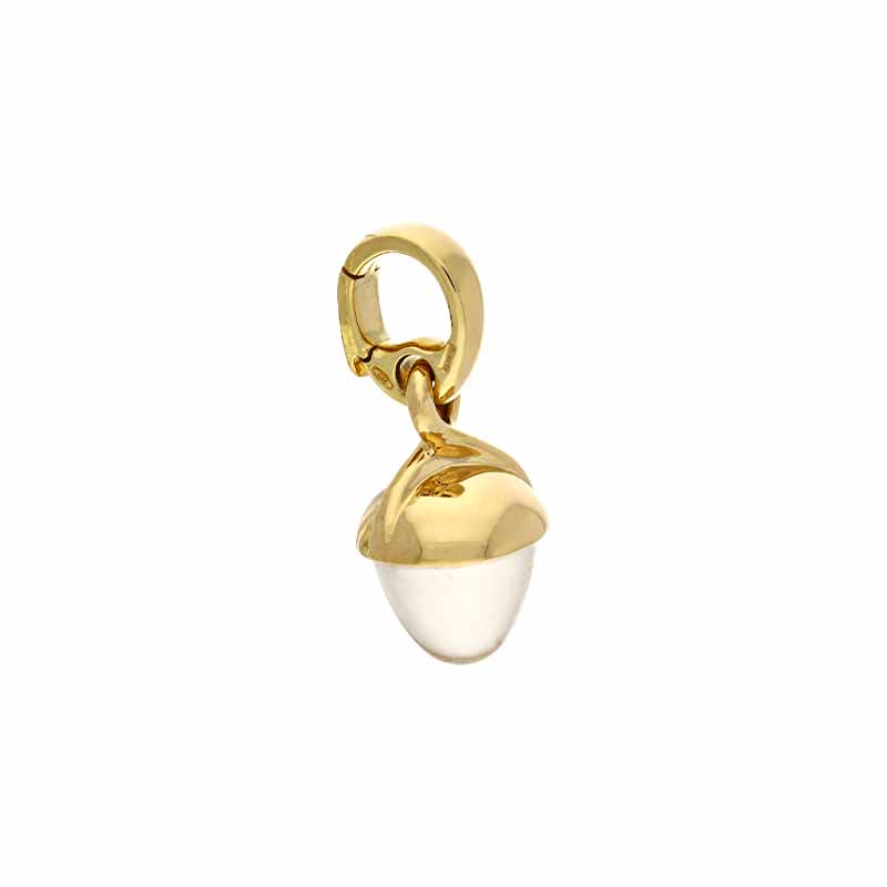 Mondstein-Anhänger Gelbgold