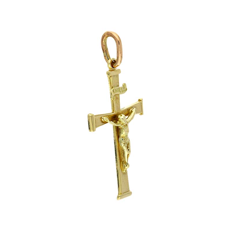 Anhänger 'Kreuz' Gelbgold