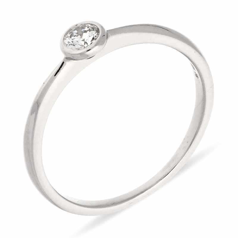 Brillant-Ring Weißgold