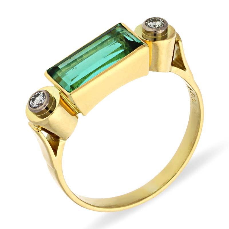 Turmalin-Ring Bicolor
