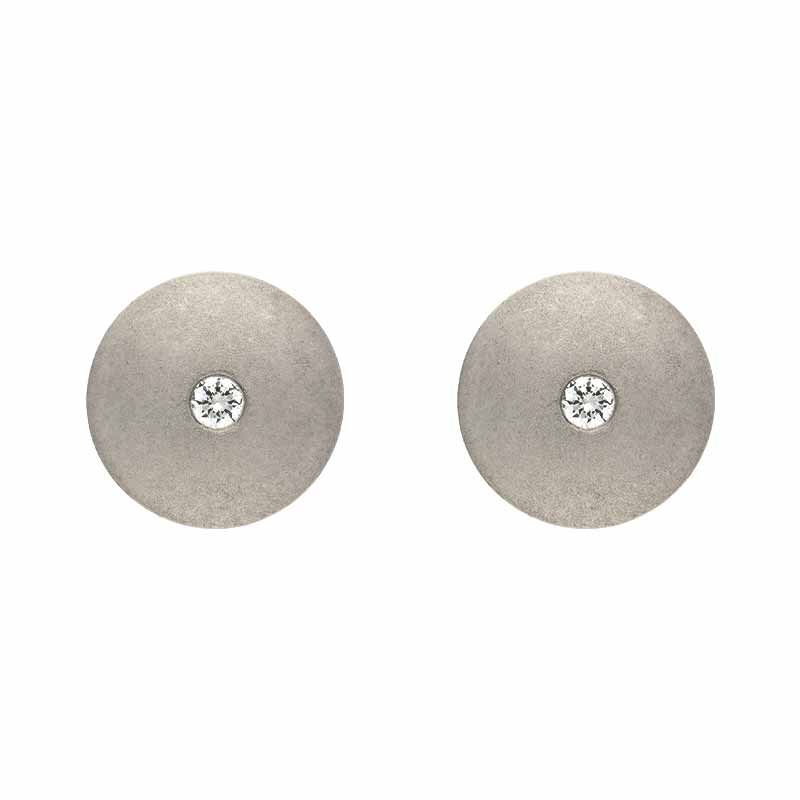 Brillant-Ohrstecker Platin