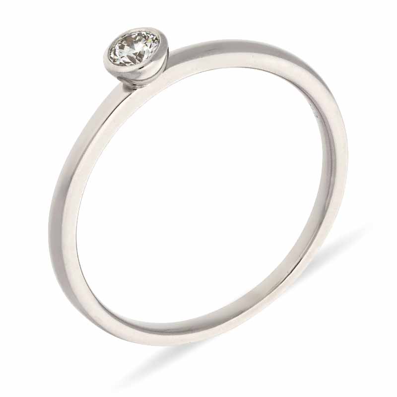 Brillant-Ring Weißgold