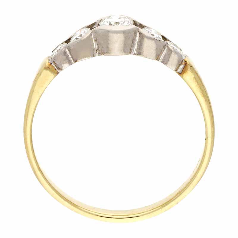 Brillant-Ring Bicolor