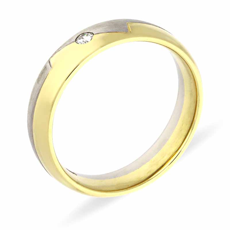 Wempe Brillant-Ring Bicolor