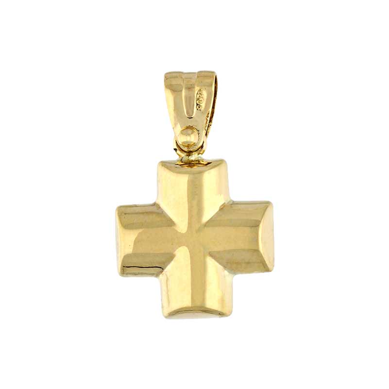 Anhänger 'Kreuz' Gelbgold