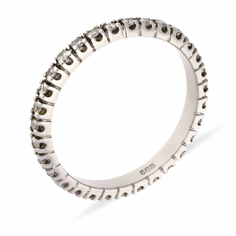 Diamant-Ring Weißgold