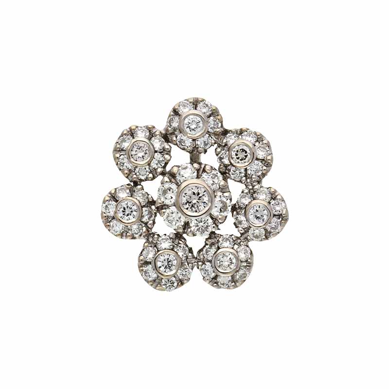 Brillant-Anhänger Weißgold