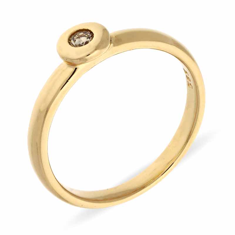 Brillant-Ring Gelbgold