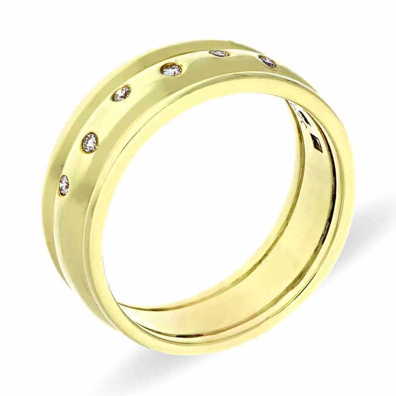 Brillant-Ring Gelbgold