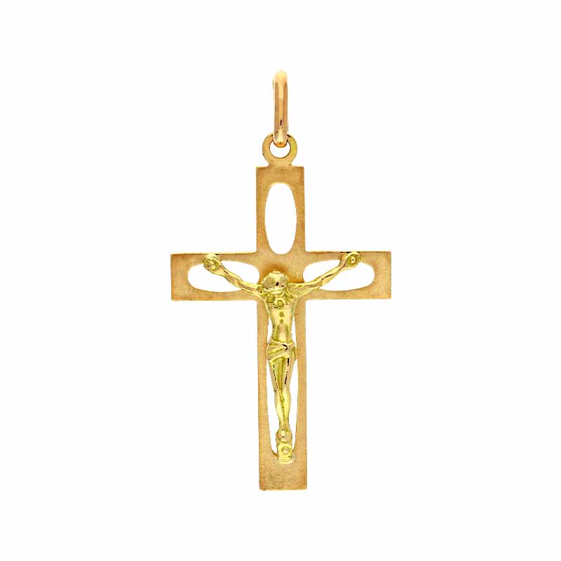 Anhänger 'Kreuz' Gelbgold