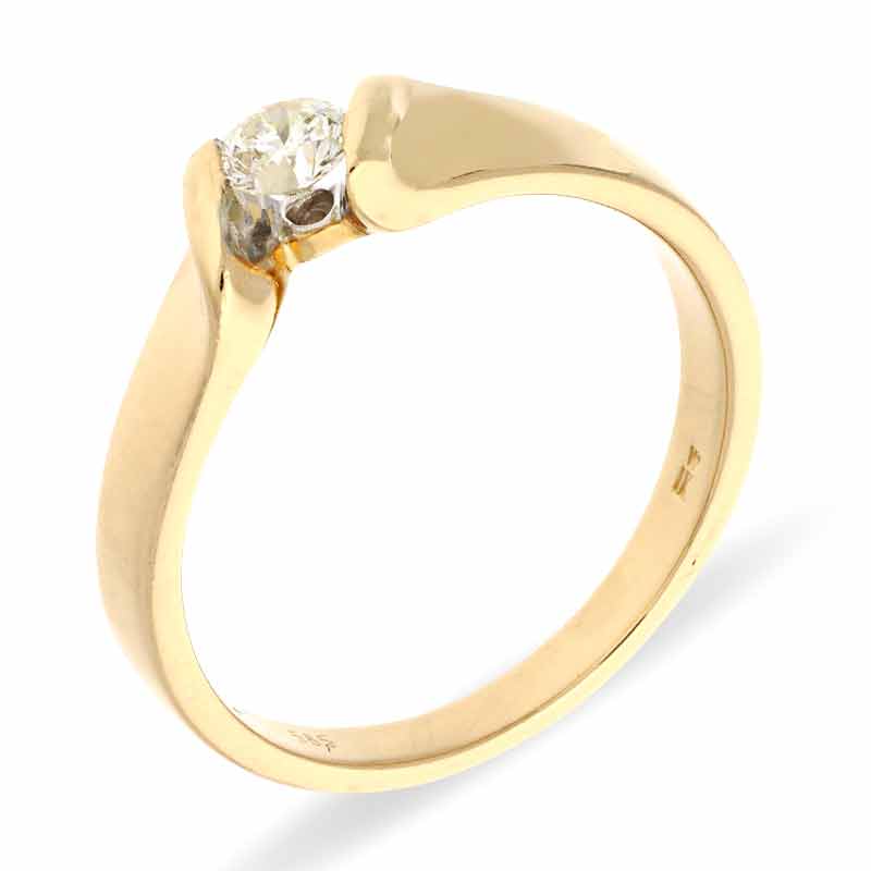 Brillant-Ring Gelbgold