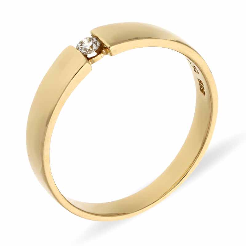 Brillant-Ring Gelbgold