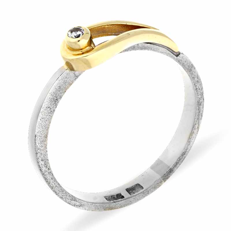 Brillant-Ring Bicolor