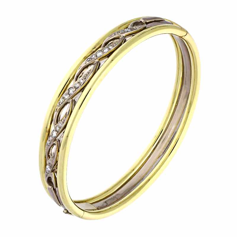 Brillant-Armreif Bicolor