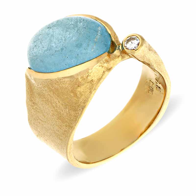 Topas-Ring Gelbgold