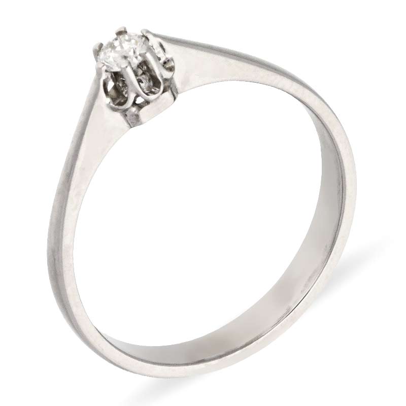 Brillant-Ring Weißgold
