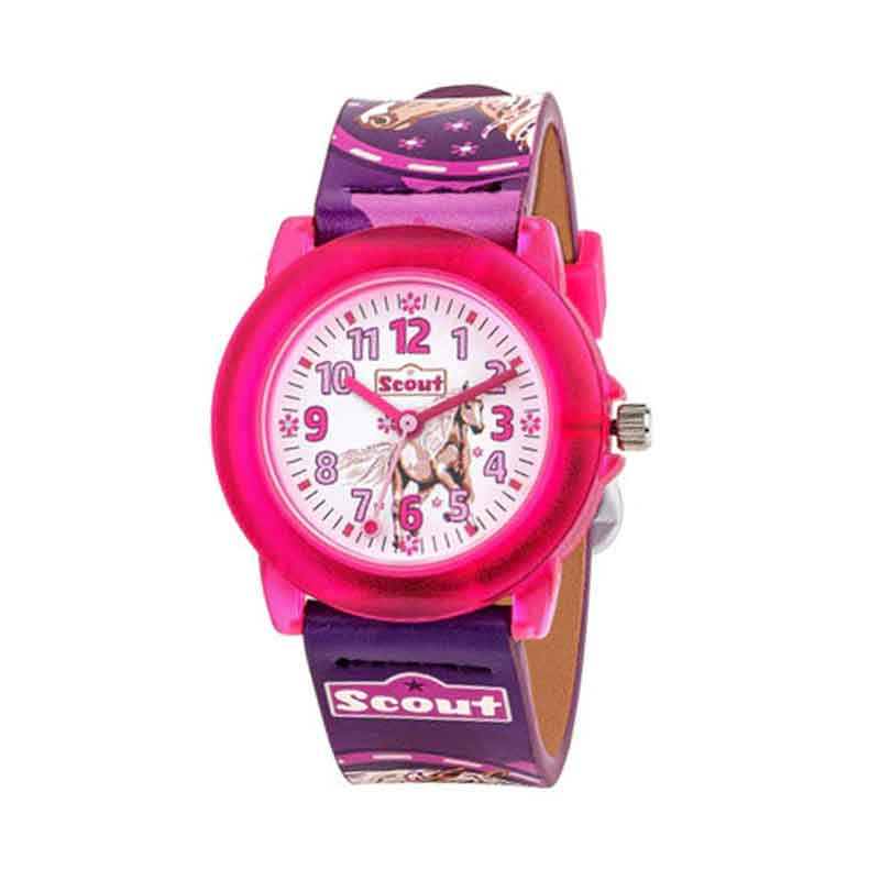 Scout Kinderuhr 'Pferde-Motive'