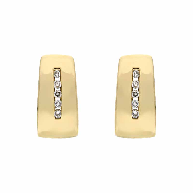 Brillant-Ohrstecker Gelbgold