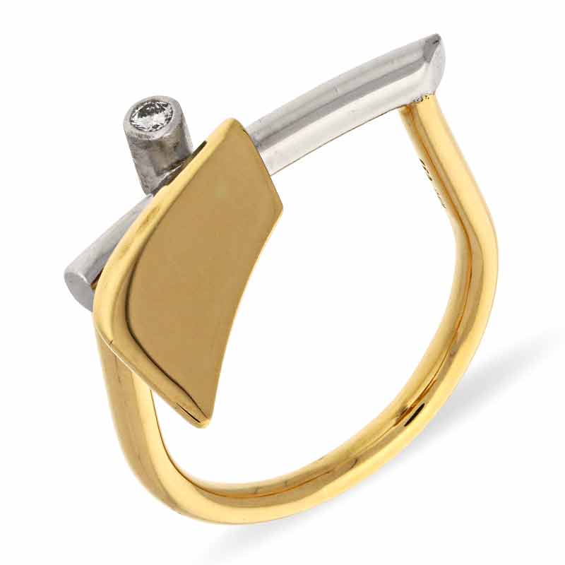 Brillant-Ring Bicolor