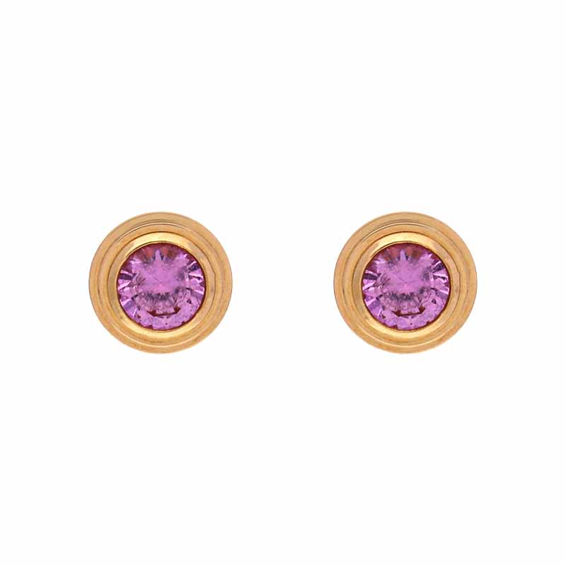Saphir-Ohrstecker 'Cartier d'Amour' Roségold