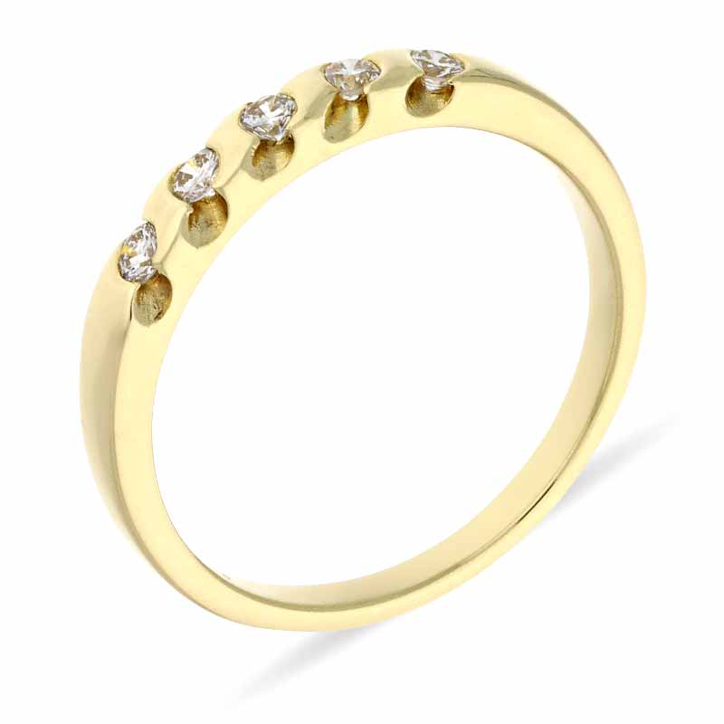 Brillant-Ring Gelbgold