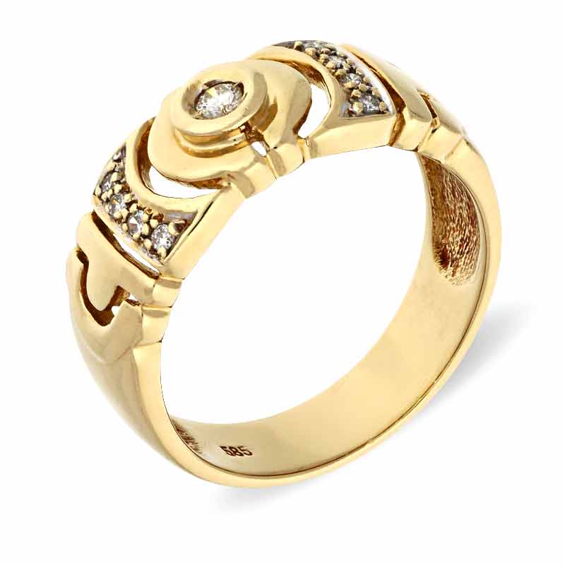 Brillant-Ring Gelbgold