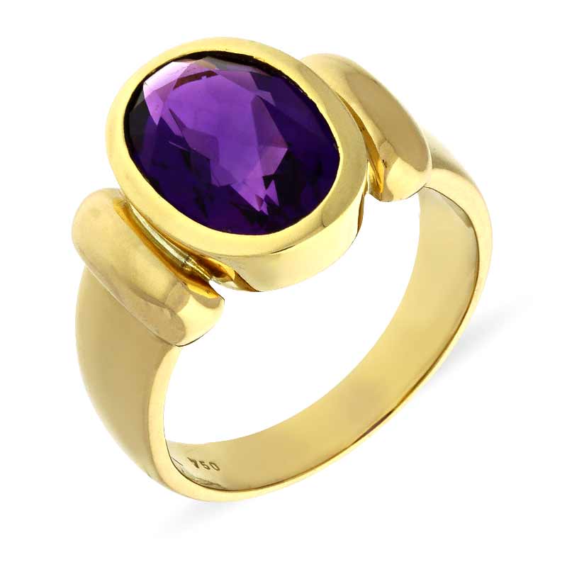Amethyst-Ring Gelbgold