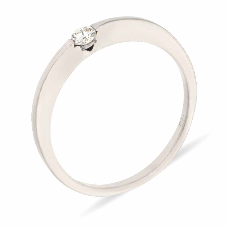 Brillant-Ring Weißgold