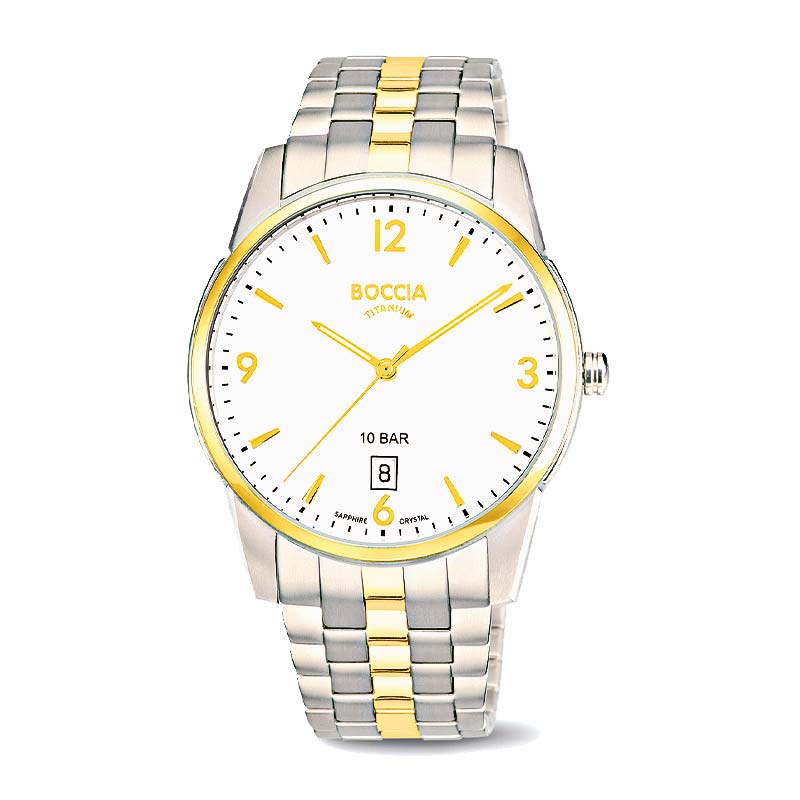 BOCCIA Herrenarmbanduhr Titan 3632-02