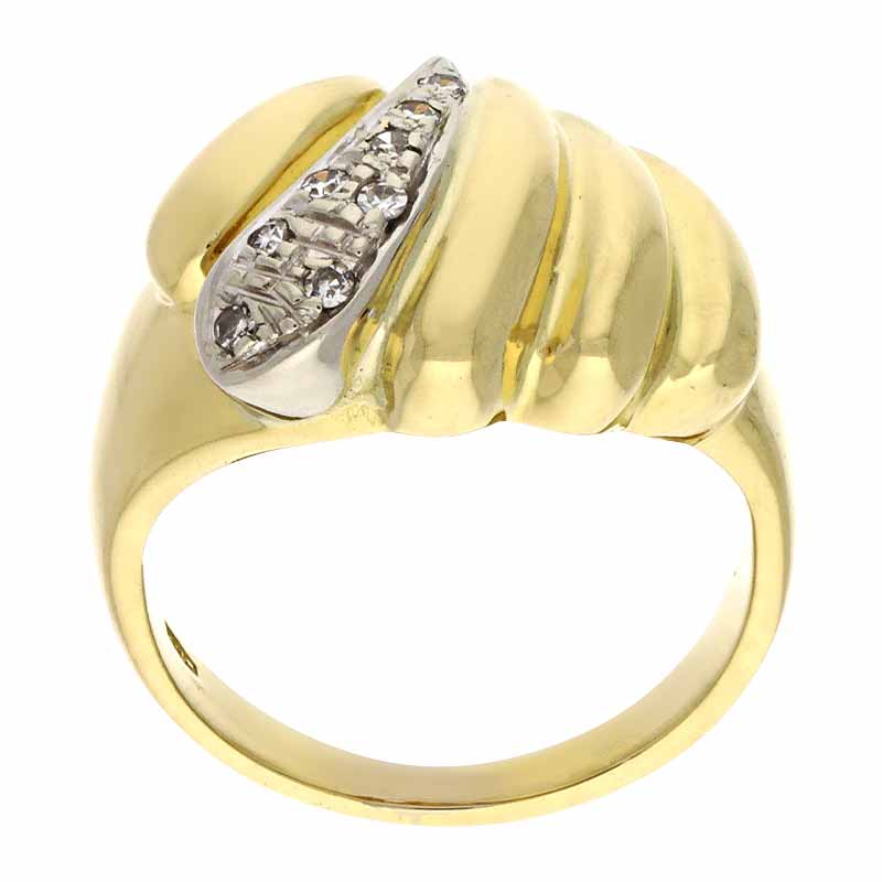 Brillant-Ring Bicolor